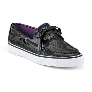 Sperry sequin boat shoes